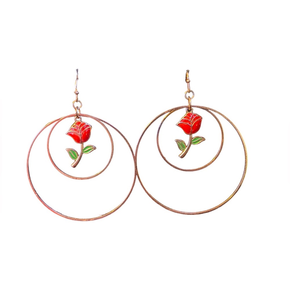 Rose Earrings